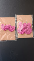 Heart Crochet Earrings